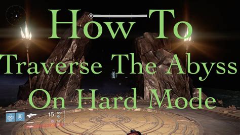 How To Traverse The Abyss On Hard Mode Destiny Crotas End Raid Strategy Guide Youtube