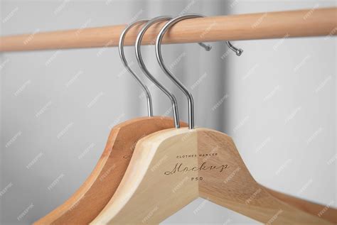 Premium Psd Clothes Hanger Mockup Design