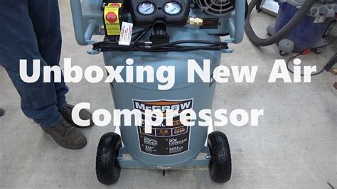 More AIR Less Noise MCGRAW 29 Air Compressor How To Set It Up