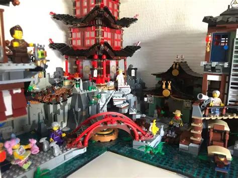 Ninjago Temple Of Airjitzu Modular With Docks And City Imgur