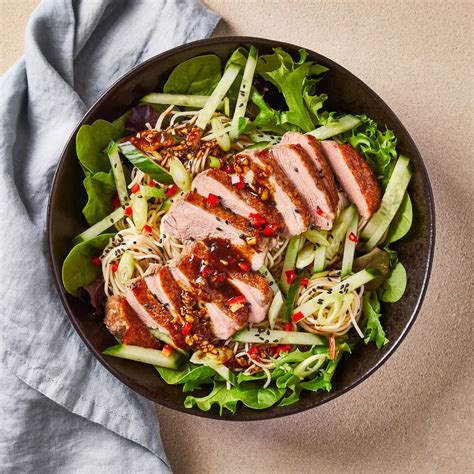 Asian Duck Breast Salad With Hoisin Dressing Recipe Gousto