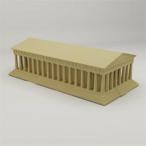 3d model parthenon