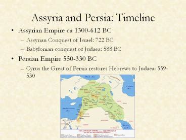 PPT – Assyria and Persia: Timeline PowerPoint presentation | free to ...