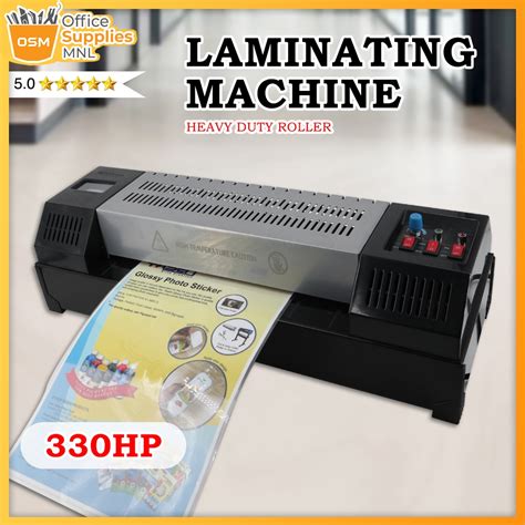 Laminator 330HP A3 Size Hot And Cold Heavy Duty Roller Laminating