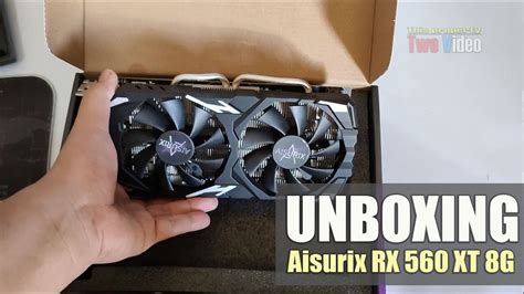 Aisurix RX 560 XT 8GB Unboxing Installation YouTube