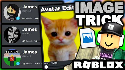 Make Your Roblox Avatar Any Image Profile Emotes Trick Roblox Youtube