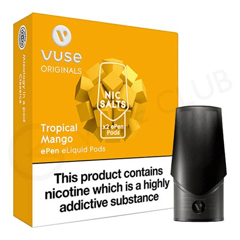 Tropical Mango Nic Salt Epen Prefilled Pod By Vuse