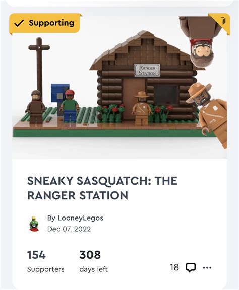 Lego Ideas Park Ranger Lego Set Please Vote R Sneakysasquatch