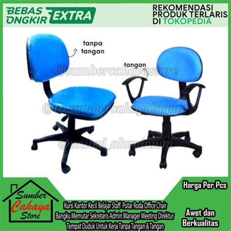 Jual Kursi Kantor Kecil Sender Kepala Belajar Staff Putar Roda Office