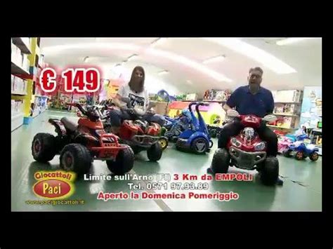 Paci Giocattoli Empoli Primavera Spot 08 YouTube