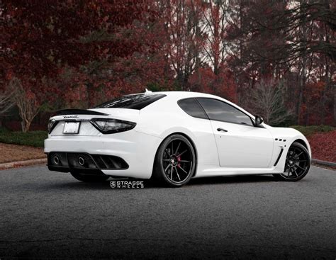 Custom Vented Hood Enhancing White Maserati Granturismo Maserati ...