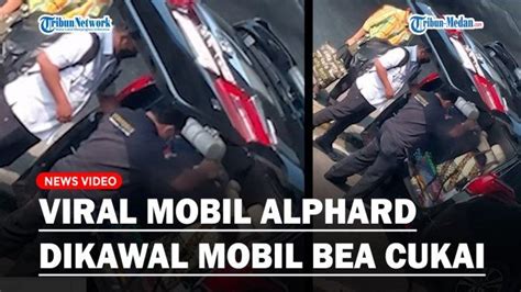 Viral Mobil Alphard Dikawal Mobil Bea Cukai Masuk Apron Bandara Soetta