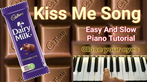 Kiss Me Close Your Eyes Slow And Easy Piano Tutorial With Lyrics