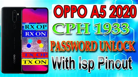 Oppo A5 2020 CPH 1933 UFS CHIP Password Unlock With Isp Pinout Faruk