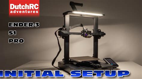 Creality Ender 3 S1 Pro Getting It Print Ready Youtube