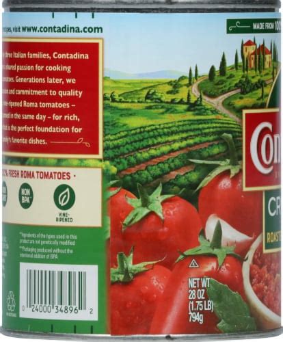 Contadina® Crushed Tomatoes With Roasted Garlic 28 Oz Kroger