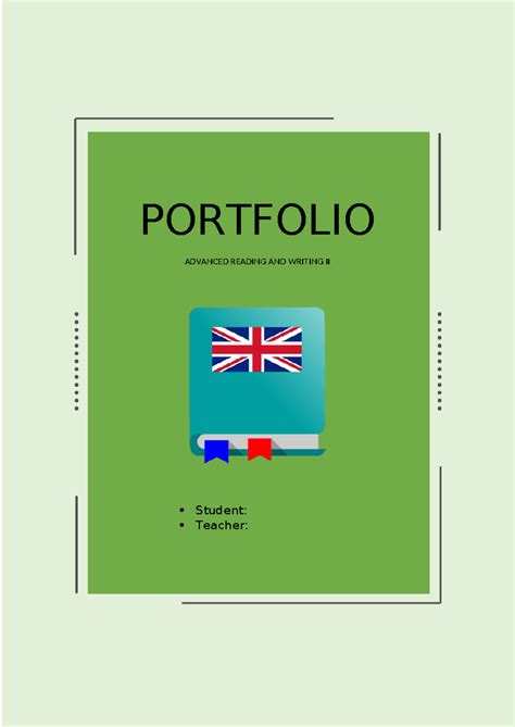 Portfolio Avanzado 10 Icpna PORTFOLIO ADVANCED READING AND