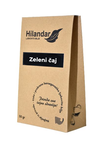 Zeleni čaj Ljekovito bilje Hilandar