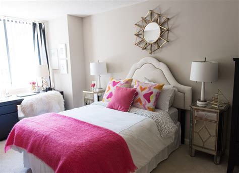 Pink and Orange Bedroom Decor Ideas | Alicia Tenise