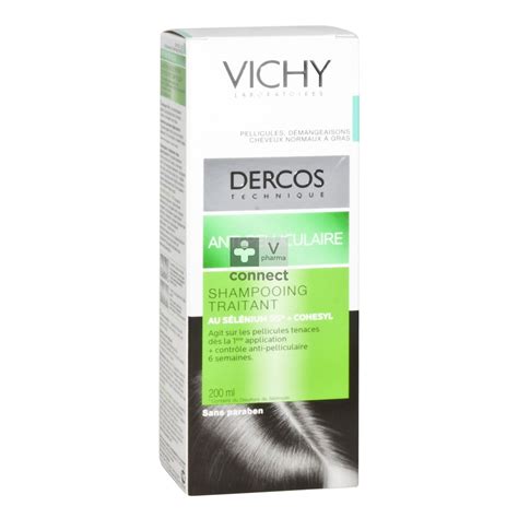 Vichy Dercos Anti Pelliculaire Shampooing Traitant Cheveux Normaux Gras