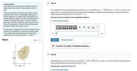 Solved Part A Learning Goal To Understand Streamlines And Chegg