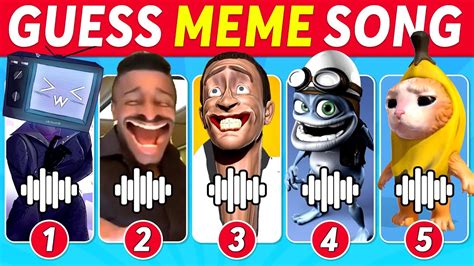 Guess MEME Song Smurf Cat Skibidi Toilet MrBeast Wednesday