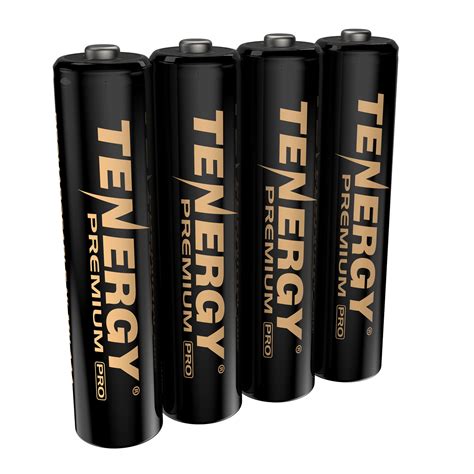 Tenergy Premium Pro Rechargeable Aaa Batteries High Capacity Low Self Discharge 1100mah Nimh