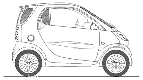 Smart Car Sketch at PaintingValley.com | Explore collection of Smart ...