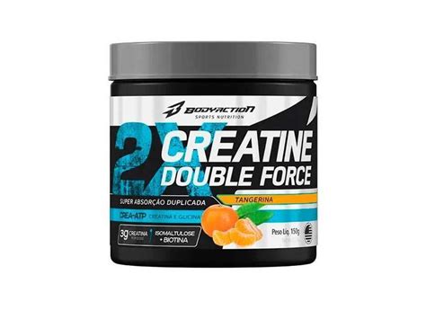 Creatina Monohidratada Double Force 150G Body Action em Promoção é no