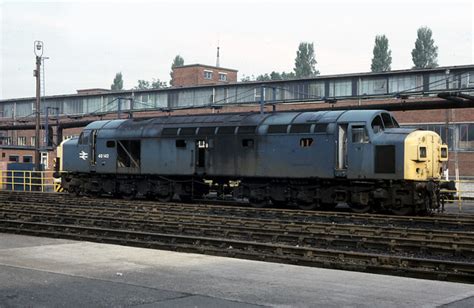 Class 40 40142 Crewe Works Class 40 40142 Is Pictured In  Flickr