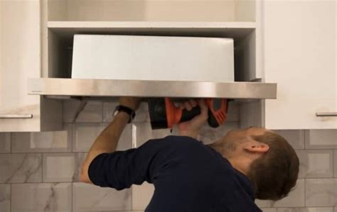 How To Install Under Cabinet Range Hood