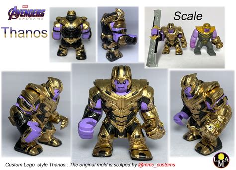 Thanos Custom Marvel Dc Superheroes Minifigures Toy Mini Figure