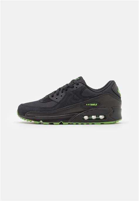 Nike Sportswear Air Max 90 Trainers Blackchlorophyllblack Zalandoie