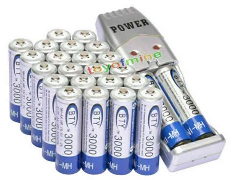 24X AA 3000MAH 1 2 V Ni MH Rechargeable Battery BTY For MP3 RC Toys