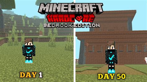 Minecraft Days Survive Hardcore World Youtube