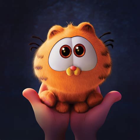 Baby Garfield in The Garfield Movie 5K Wallpaper