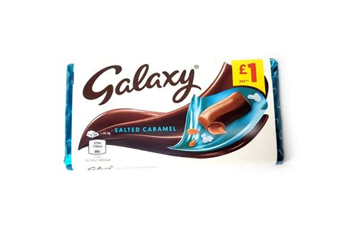 Galaxy Salted Caramel Milk Chocolate 135g The British Touch