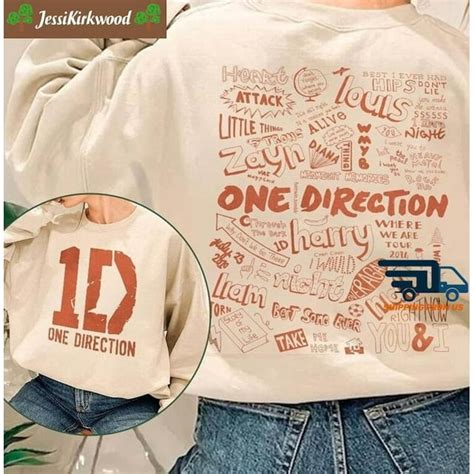 1D One Direction Shirt, One Direction World Tour shirt, Midnight Memories Shirt, 1D Tour Shirt ...