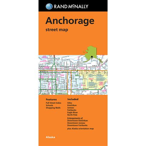 Folded Map: Anchorage Street Map - Rand McNally Publishing