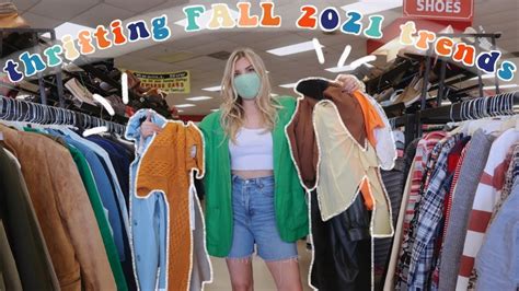 Thrifting Fall 2021 Trends Come Thrift With Me For Fall Youtube