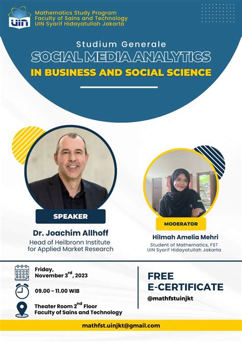 Studium Generale Social Media Analytics In Business And Social Science