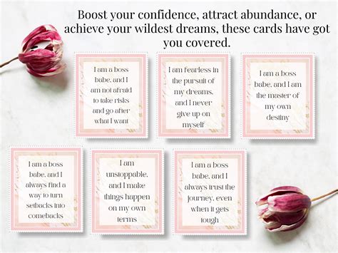 Boss Babe Affirmation Cards Boss Lady Affirmation Cards Boss Babe Quotes Manifesting Growth