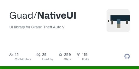 Github Guadnativeui Ui Library For Grand Theft Auto V