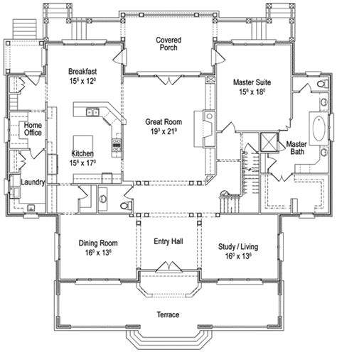 English Country House Floor Plan - House Decor Concept Ideas