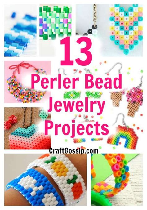 13 Perler Bead Jewelry Making Projects