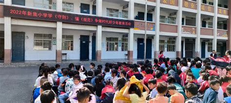 杨庙中心校新集小学开展学《守则》、懂《规范》争做时代好少年教育活动 固镇县人民政府