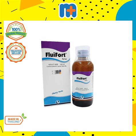 [mplus] Fluifort Adult Cough Syrup 120ml