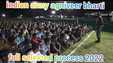 Indian Army Agniveer Selected Process Open Rally Bharti 2022 Kanpur