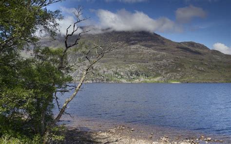 Loch Maree And Mountain Landscape In The Scottish Highlands Stock Photo