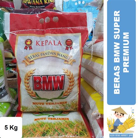 Jual Beras BMW SUPER PREMIUM 5kg 10kg 20kg Shopee Indonesia